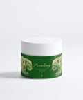 Icelandic Volcano Face & Body Scrub jar with premium packaging featuring volcanic exfoliating skin care formula